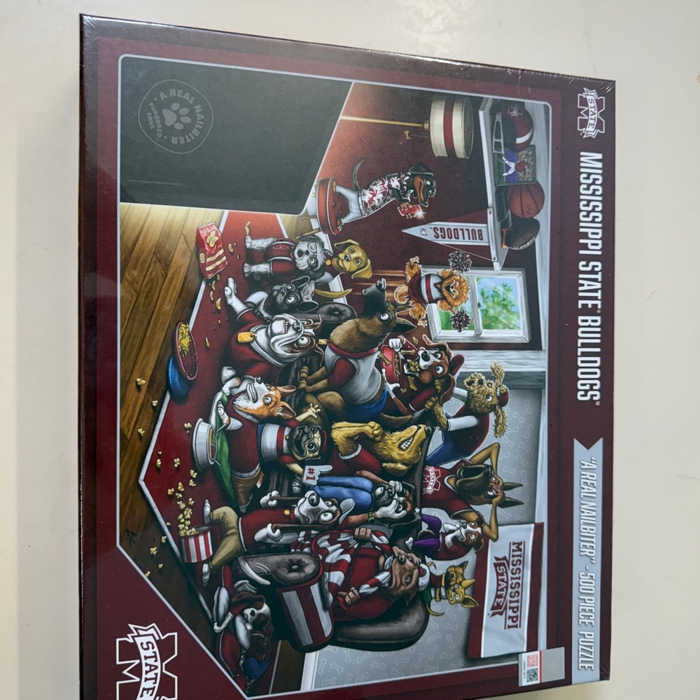 Mississippi State Bulldogs Jigsaw Puzzle - Red and Brown